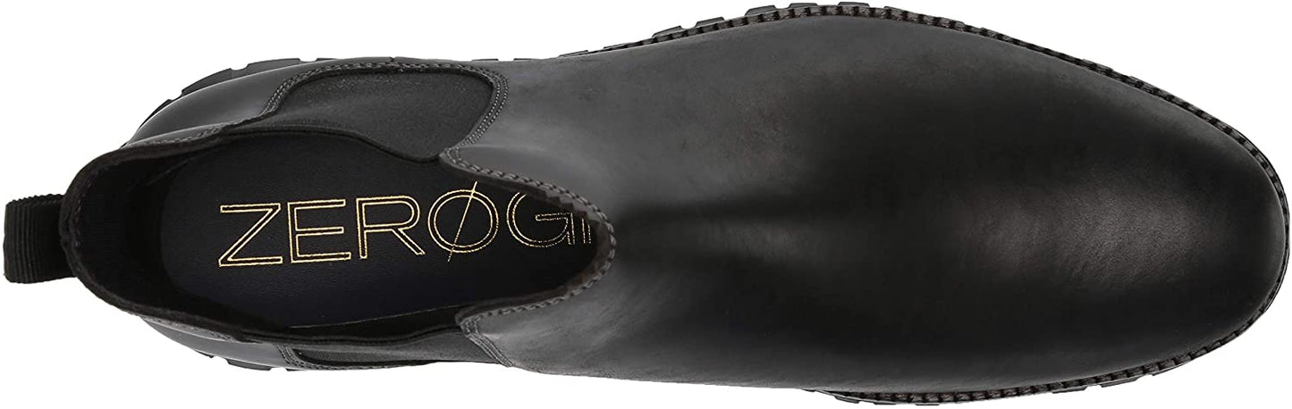 Cole Haan Men's Zerogrand Chelsea Waterproof Boot Color Wp Black Leather Size 9.5M