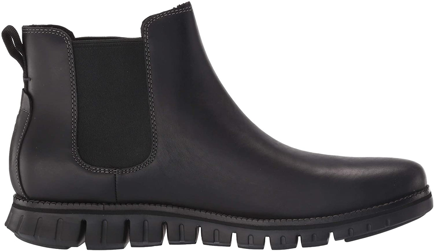 Cole Haan Men's Zerogrand Chelsea Waterproof Boot Color Wp Black Leather Size 9.5M