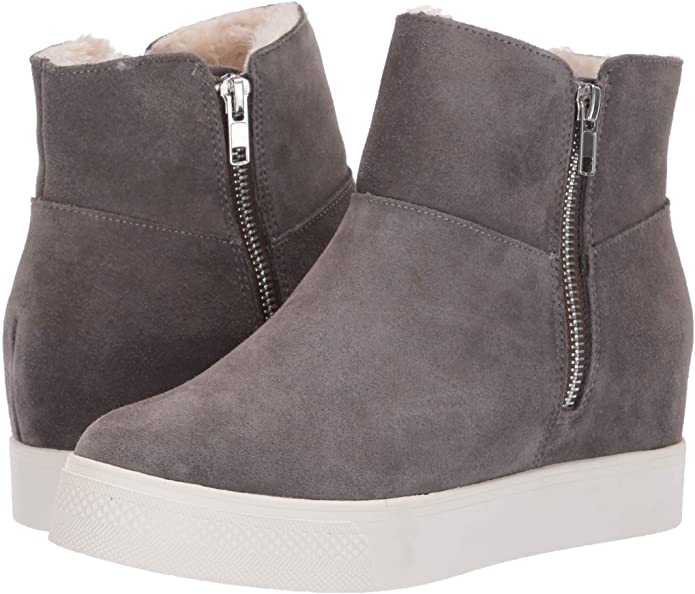 Steve Madden Women's Wanda Sneaker  Color Gray Suede Size 10M