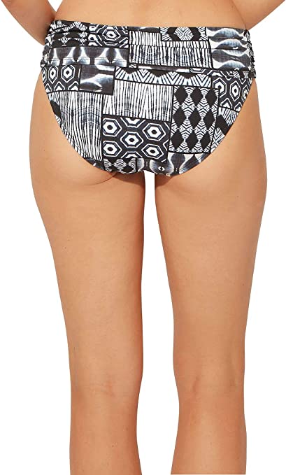 Bleu Rod Beattie Island Time Sarong Hipster Bottoms Color Navy Multi Size 4