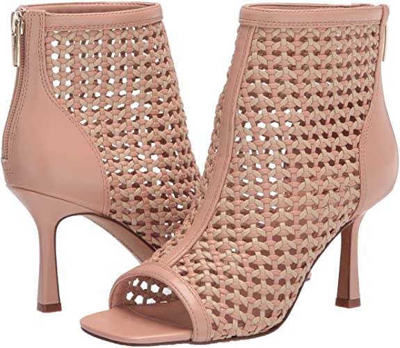 Vince Camuto Women's Emalani Woven Sandal Heeled Color Natural/Bone Size 5.5M