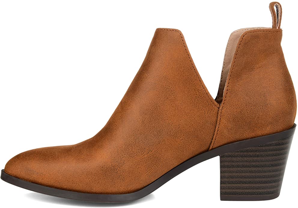 Journee Collection Women’s Lola Bootie Color Brown Size 6.5M
