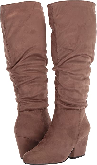 Bella Vita Women's Karen II Mid Calf Boot Color Taupe Suede Size 6M