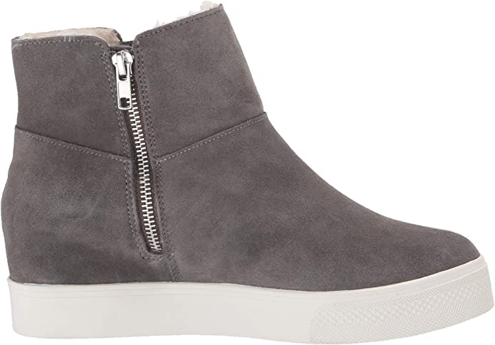 Steve Madden Women's Wanda Sneaker  Color Gray Suede Size 10M