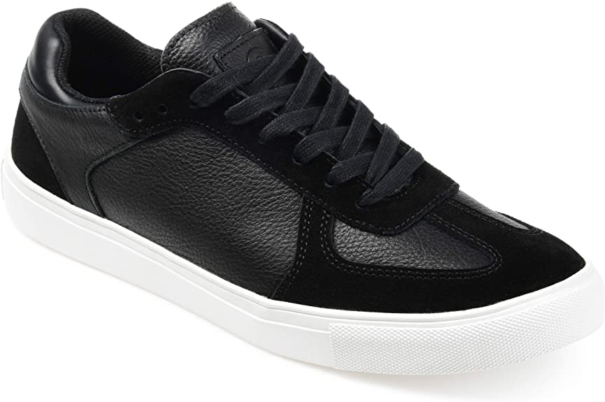 Thomas & Vine Gambit Casual Leather Sneaker Color Black Size 9.5M