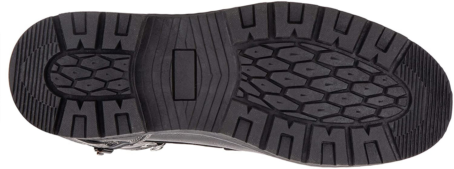 Reserved Footwear New York Men's Cavalier Fashion Casual Snow Boots Color: Black/White Size 9M