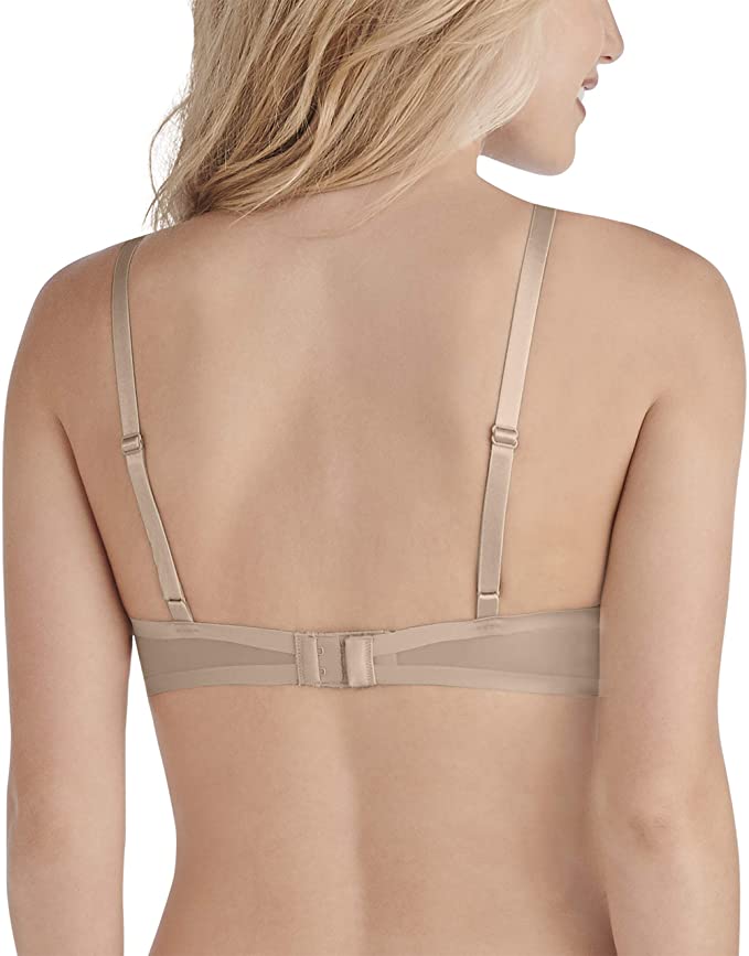 Vanity Fair Nearly Invisible Full Coverage Underwire Bra Color Damask Neutral Size 38DD