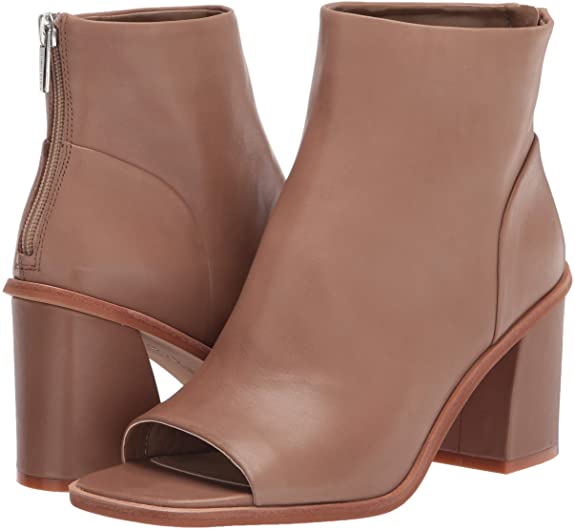 Vince Camuto Women's Bebinder Open Toe Bootie Ankle Boot Color Tortilla Size 5.5M