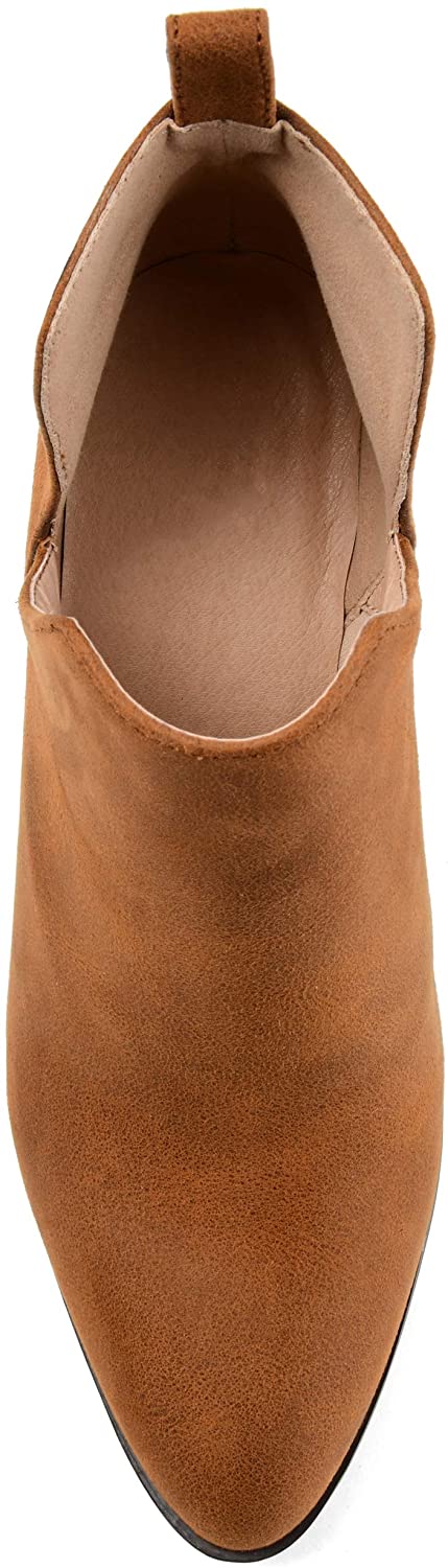 Journee Collection Women’s Lola Bootie Color Brown Size 6.5M
