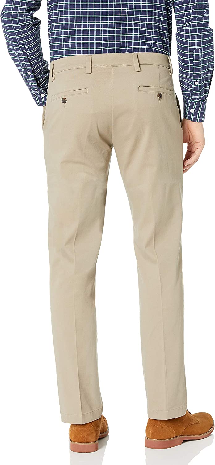 Dockers Men's Straight Fit Easy Khaki Pants Color Timber Wolf W32xL32