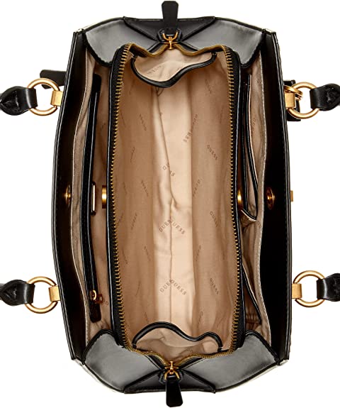 Guess Factory Stephi Girlfriend Satchel Color Black