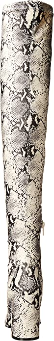 Steve Madden Women's Jacoby Over-The-Knee Boot  Color Natural Snake
