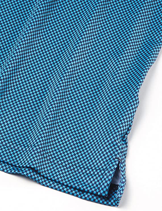 Cutter & Buck Men's Big Tall Drytec Print Polo Shirt Color Liberty Navy Size 1XB