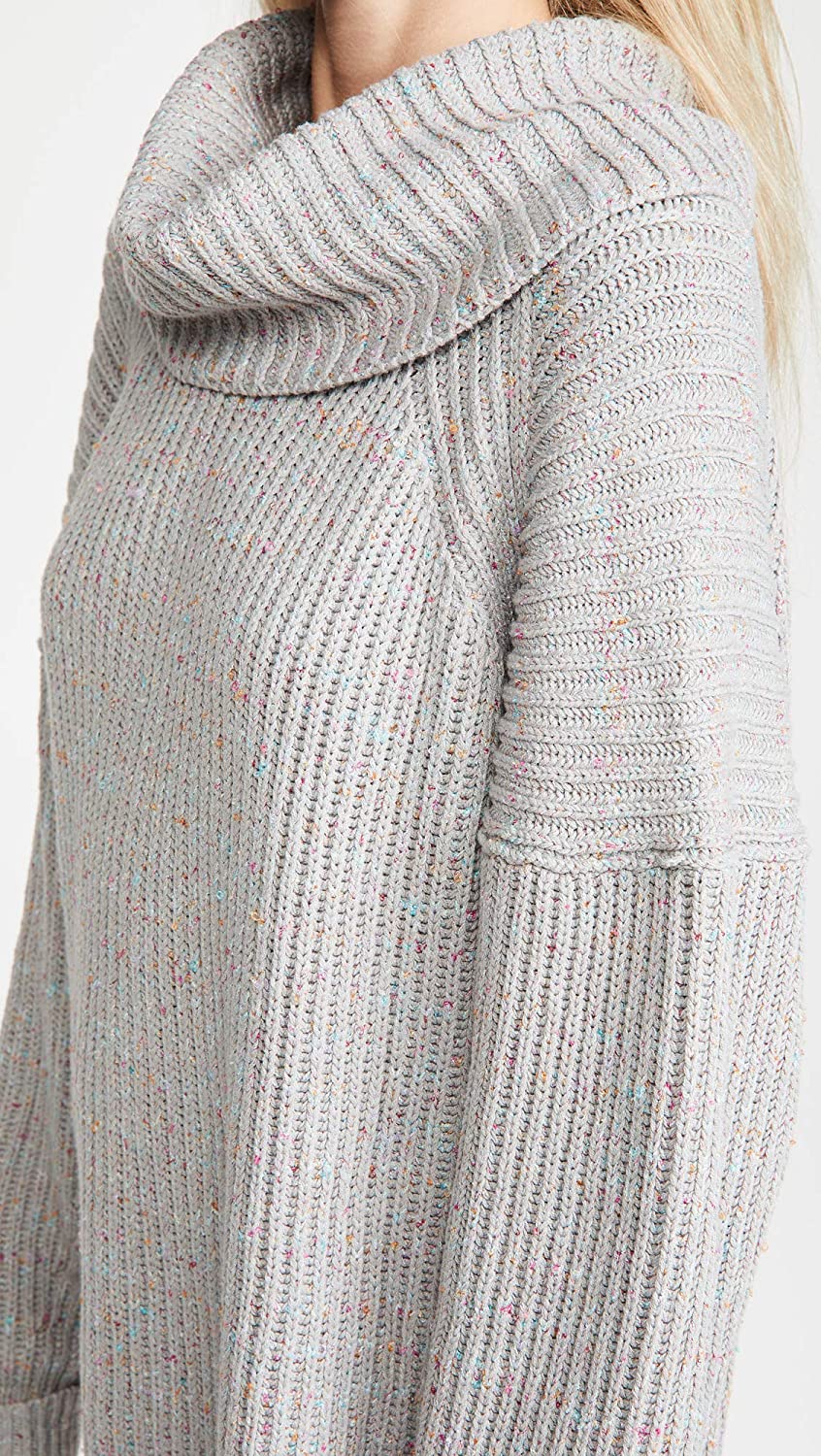 Free People Women's Leo Tunic OB1169608 Color: Silver Gleam Combo Size XS