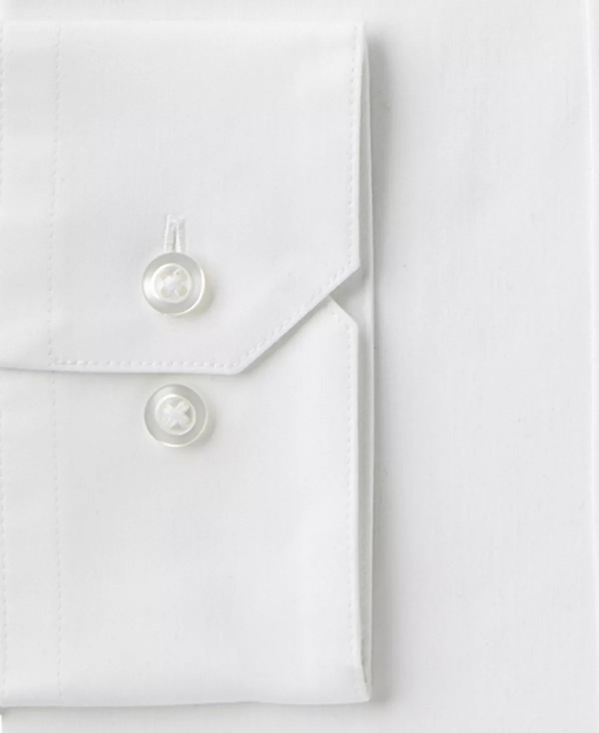 Alfani Men's Slim Fit 2-Way Stretch Performance Solid Dress Shirt Color White Size 16/16.5-32/33