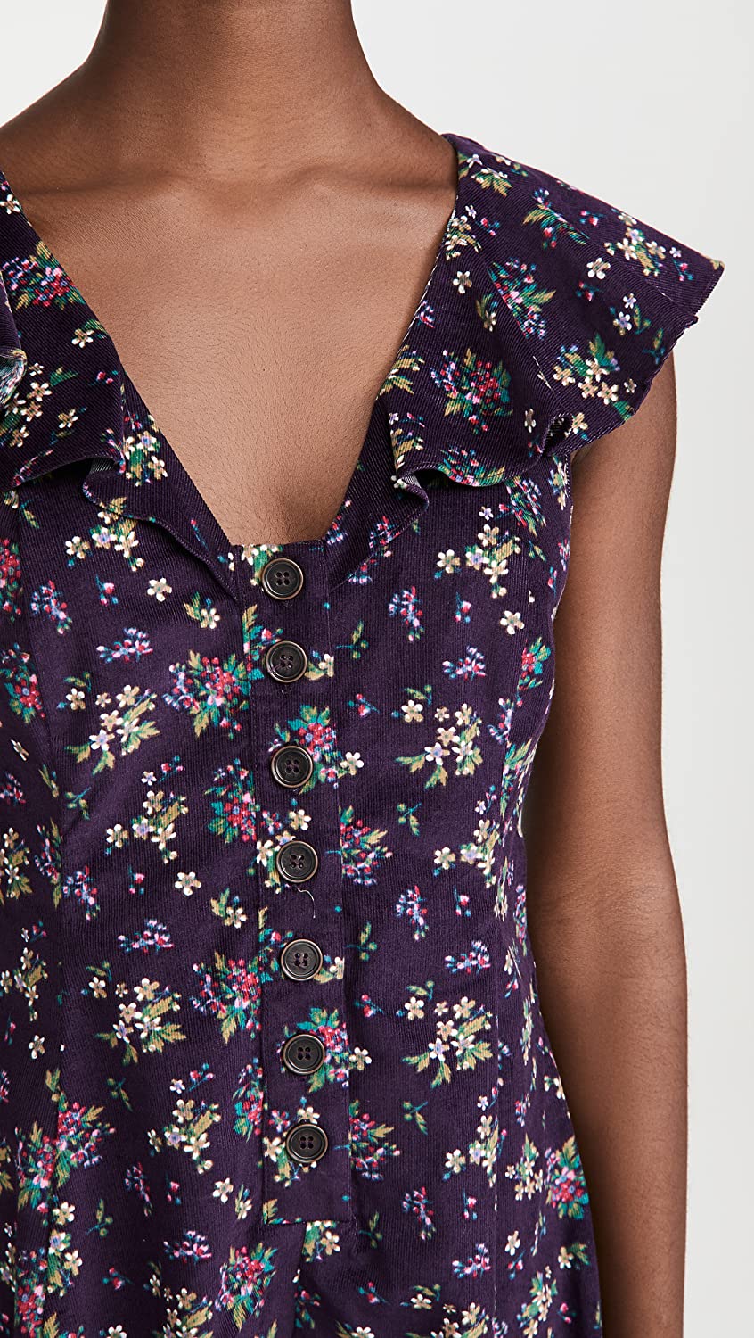 Free People Women's Violet Visions Romper OB1164411 Color: Violet Visions Combo Size XS