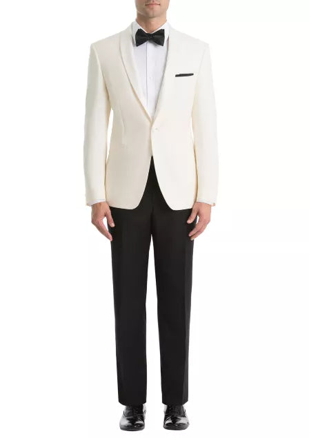 Lauren Ralph Lauren Mens UltraFlex Classic-Fit Tuxedo Coat Color Off White Size 36S