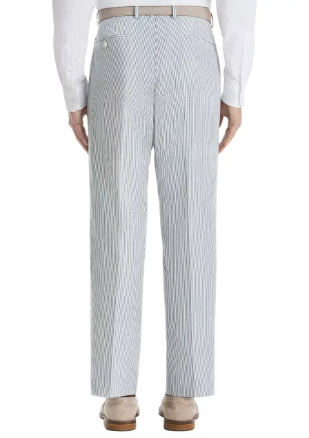 Lauren Ralph Lauren Mens UltraFlex Stripe Cotton Suit Separate Pants Color Blue W48xL32