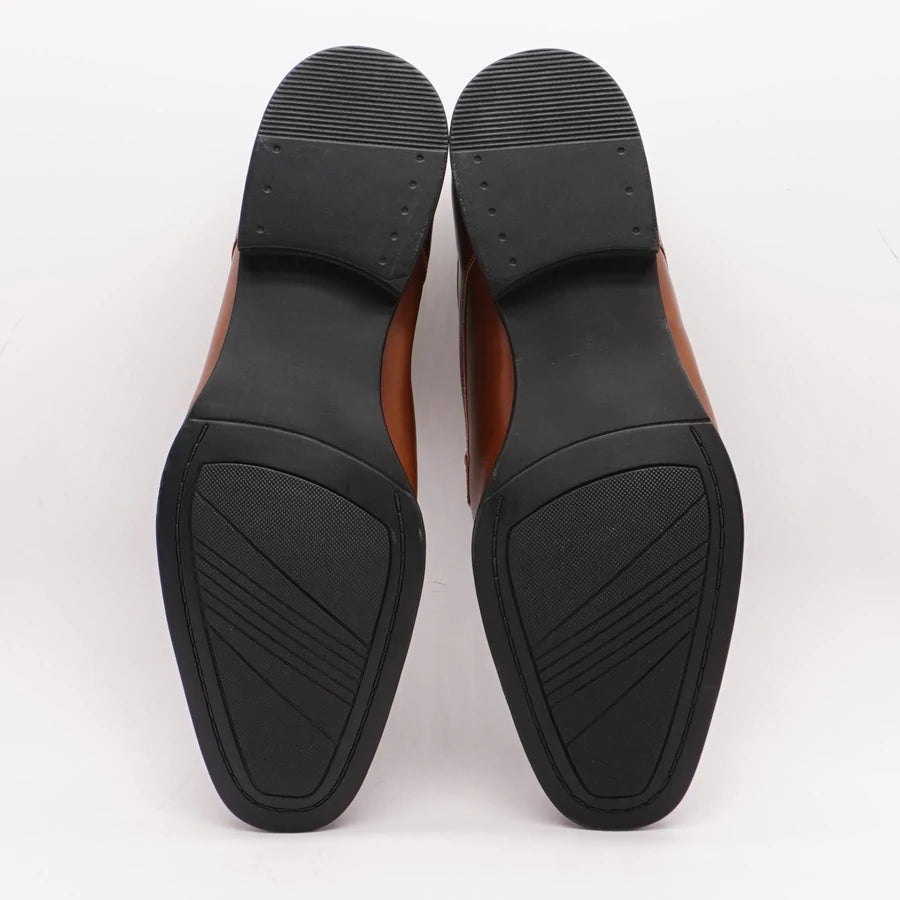 Alfani Mens Andrew Plain Toe Derbys Color Dark Tan Size 10M