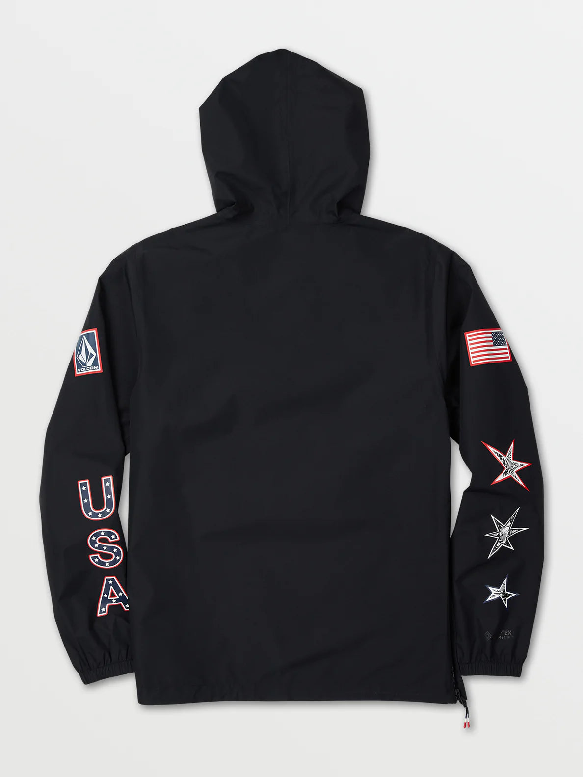 Volcom MEN'S USA PACK IT GORE-TEX JACKET Color Black Size S