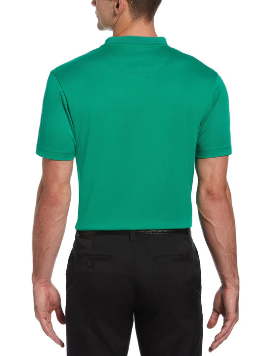 PGA TOUR Men's Edge Collar Polo Shirt Color Tennis Court Size S