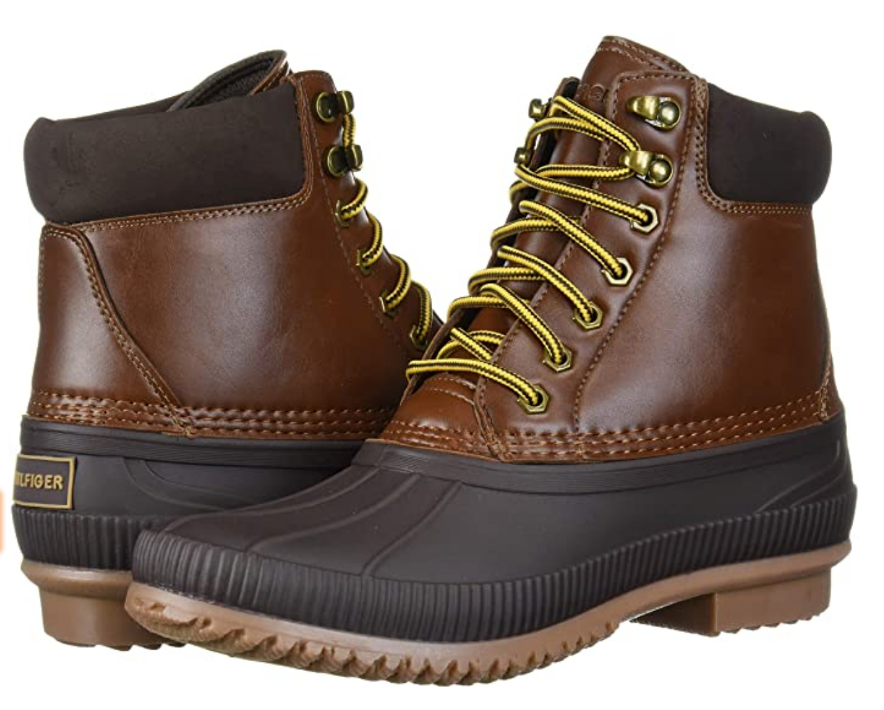 Tommy Hilfiger Men's Colins2 Rain Boot Size: 9M Color: Brown/Cognac