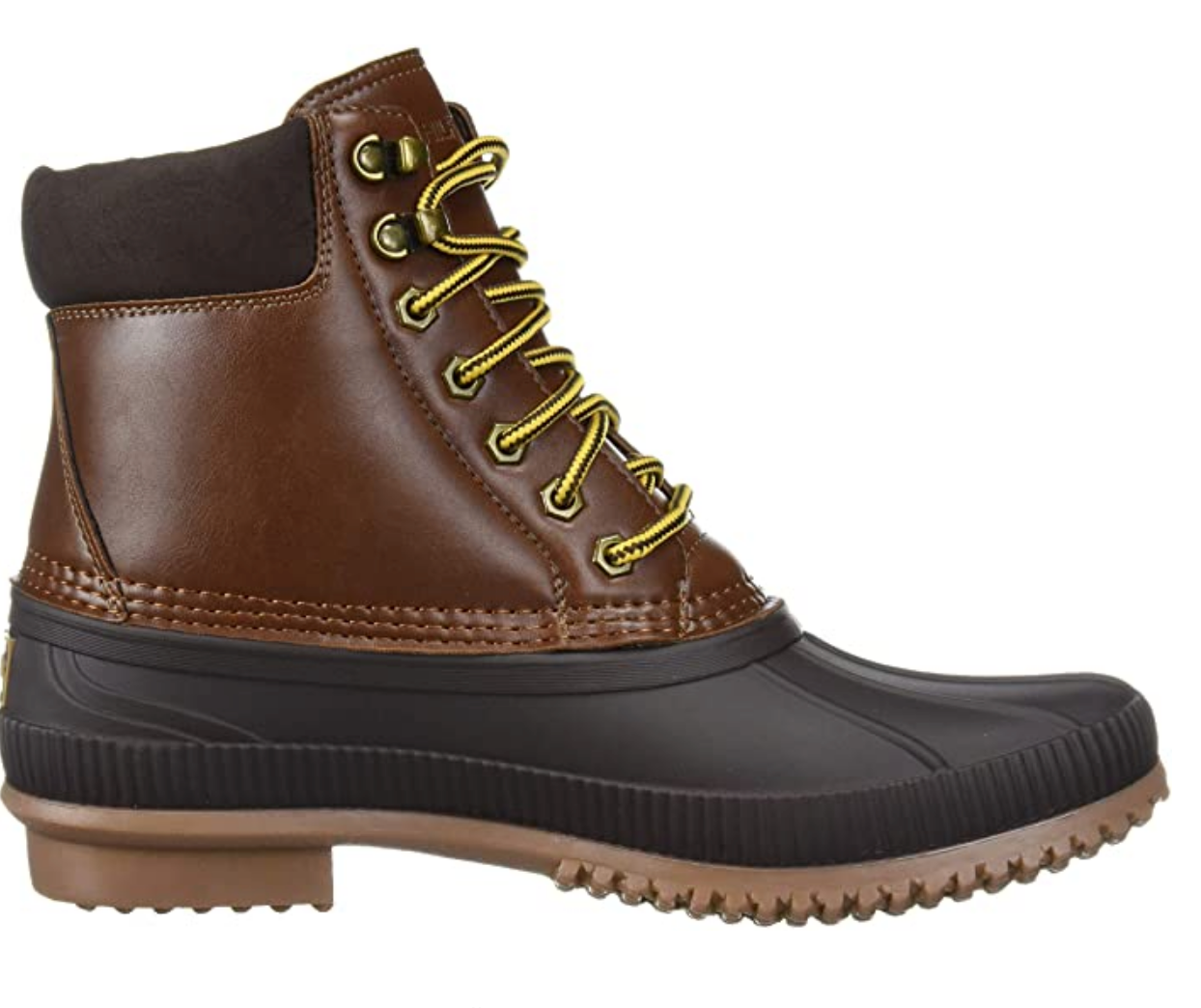Tommy Hilfiger Men's Colins2 Rain Boot Size: 9M Color: Brown/Cognac