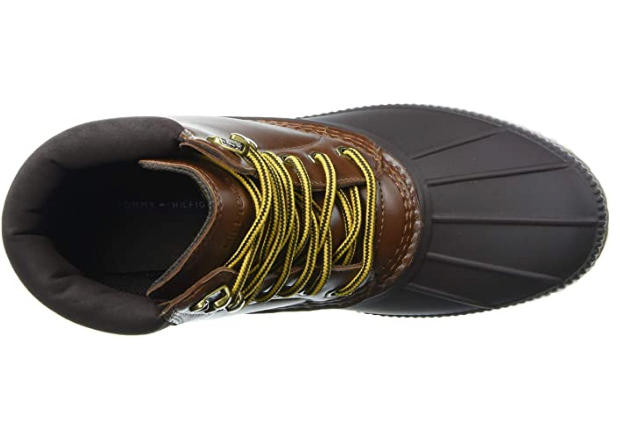 Tommy Hilfiger Men's Colins2 Rain Boot Size: 9M Color: Brown/Cognac
