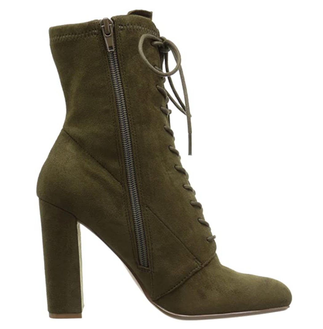 Steve Madden Women's Elley Ankle Bootie  Color Olive Size 7M