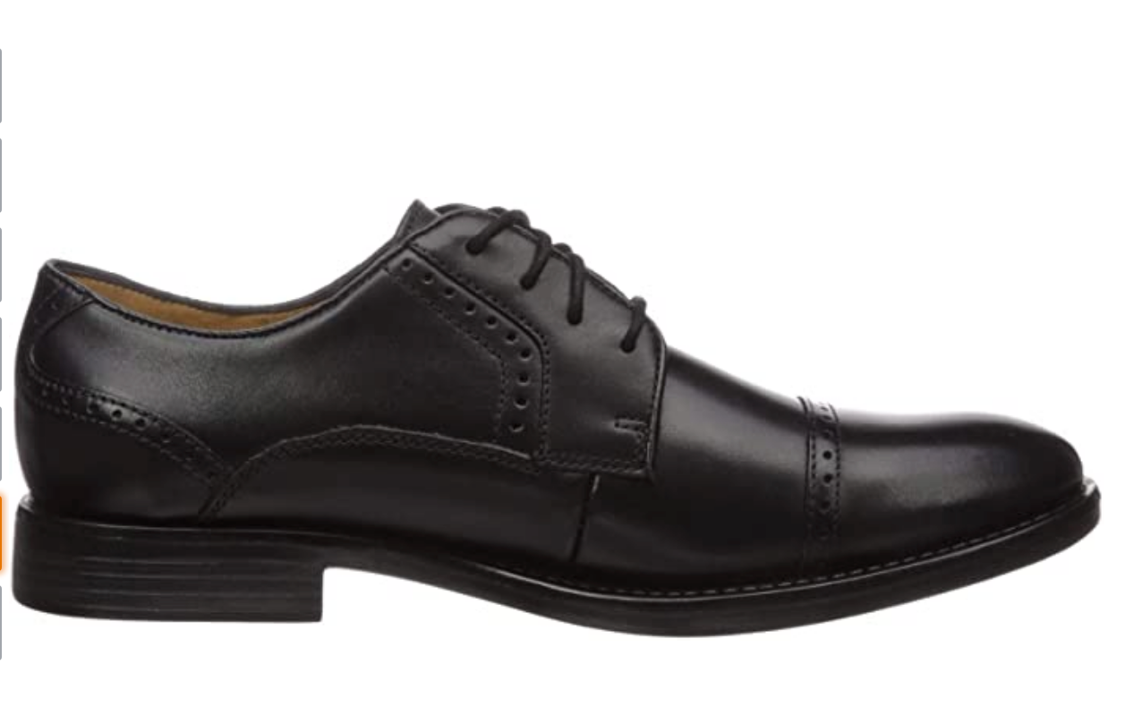 Dockers Men's Hawley Oxford Shoes Color Black Leather Size 11.5M