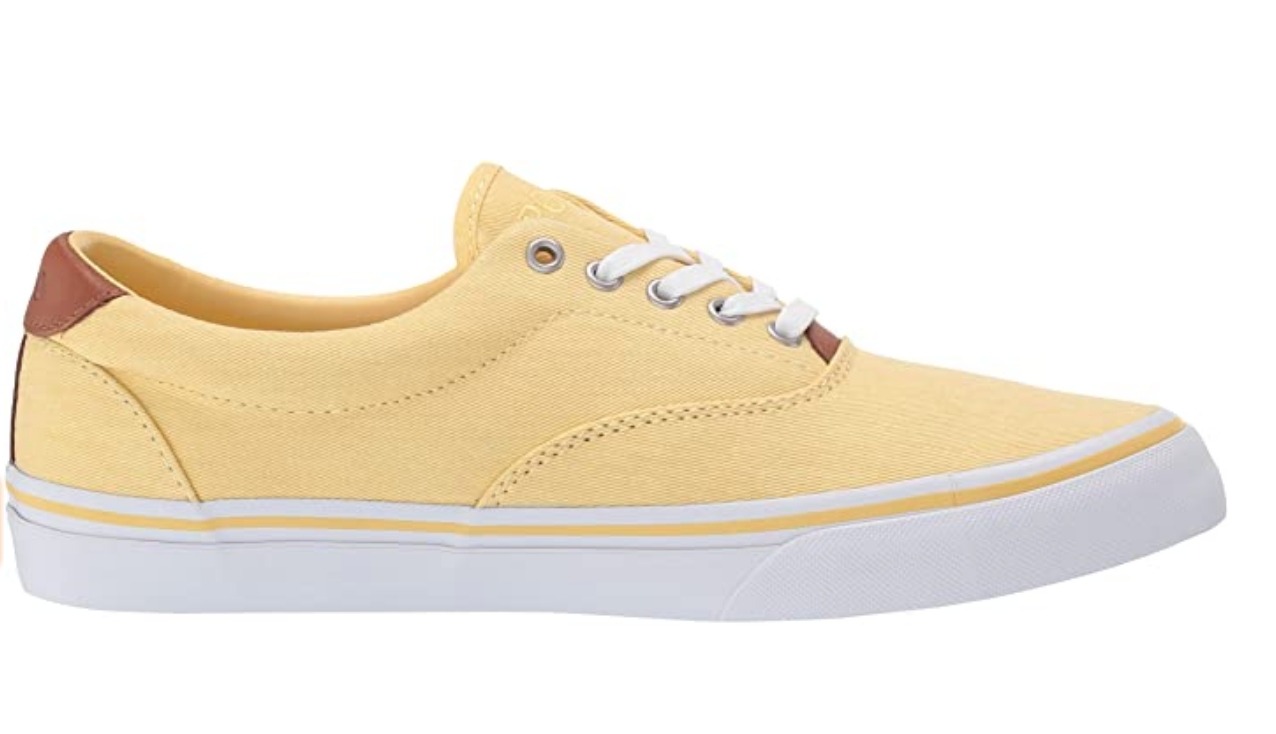 Polo Ralph Lauren Men's Thorton Sneaker Color: Empire Yellow Size: 9.5 D