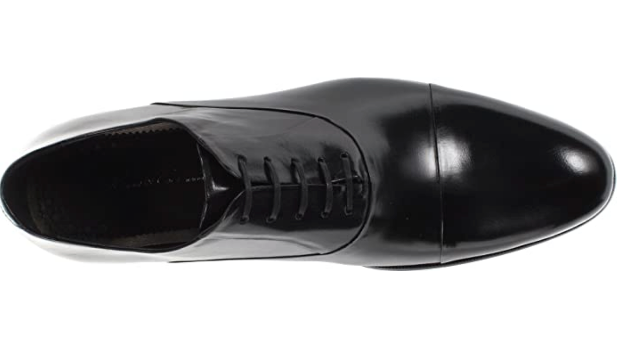 Kenneth Cole New York Men's Cap Toe Chief Council Oxford Shoes Color Black Size 7.5M