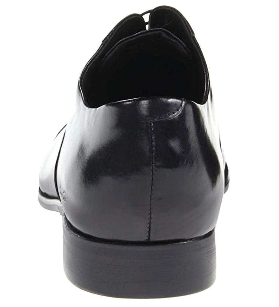 Kenneth Cole New York Men's Cap Toe Chief Council Oxford Shoes Color Black Size 7.5M