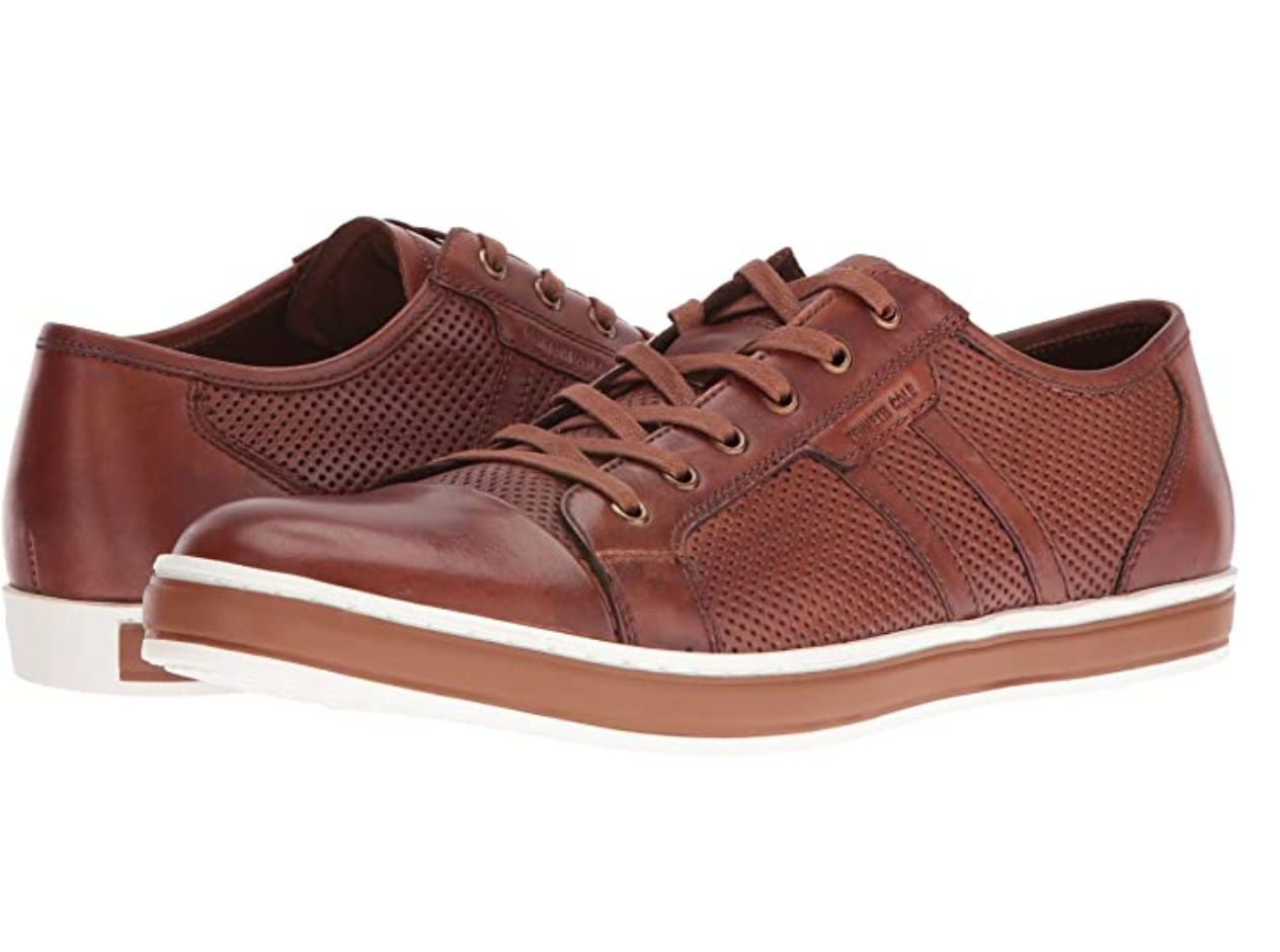 Kenneth Cole New York Men's Brand Wagon 2 Fashion Sneaker Color Cognac Size 10M