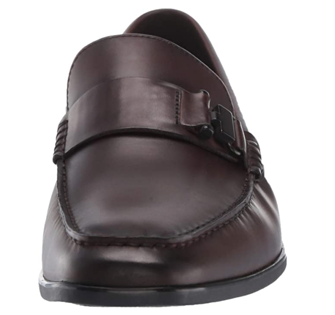 Kenneth Cole New York Men's Aaron Slip on B Loafer Color: Brown Size: 13M