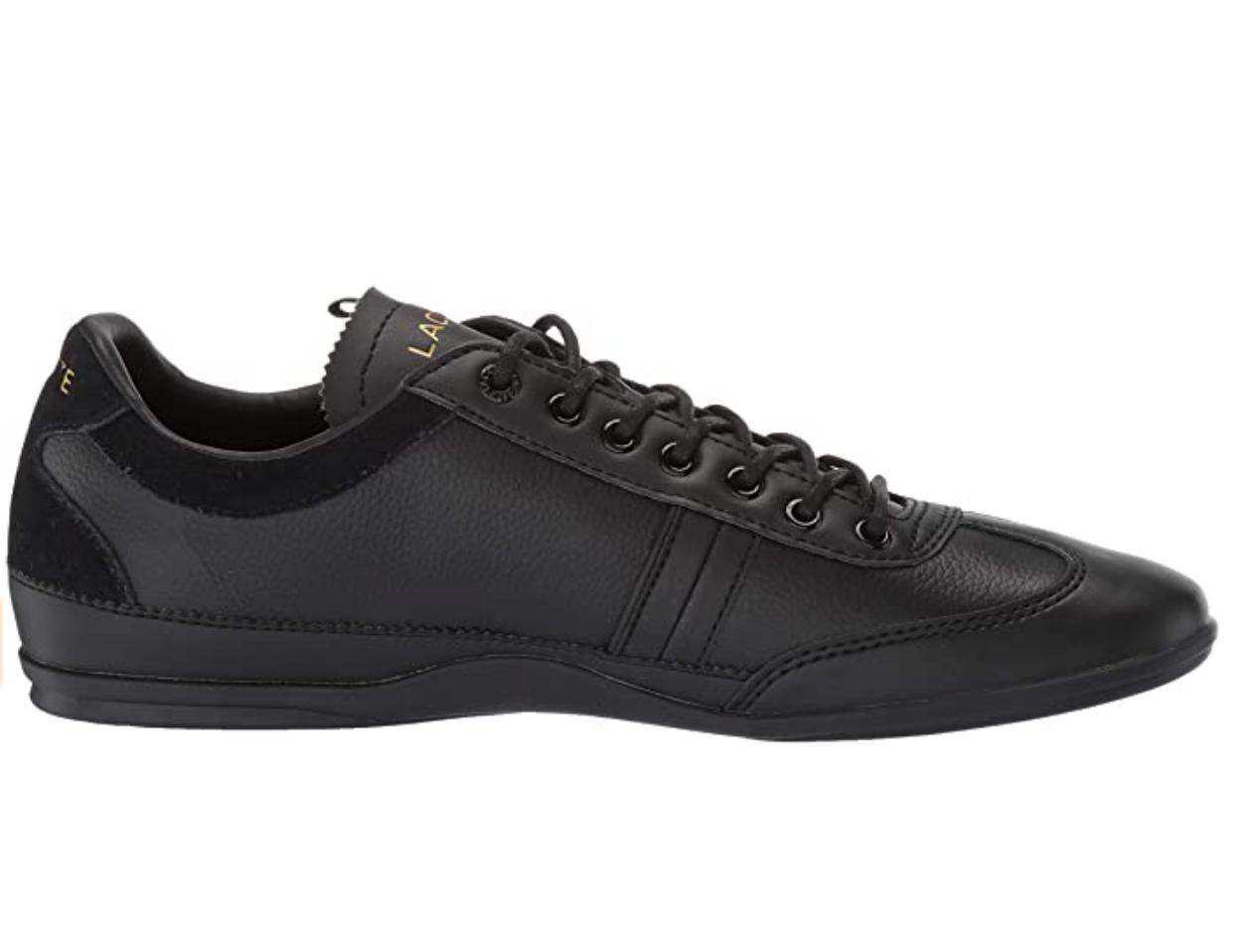 Lacoste Mens Misano Sneaker Color: Black/Black