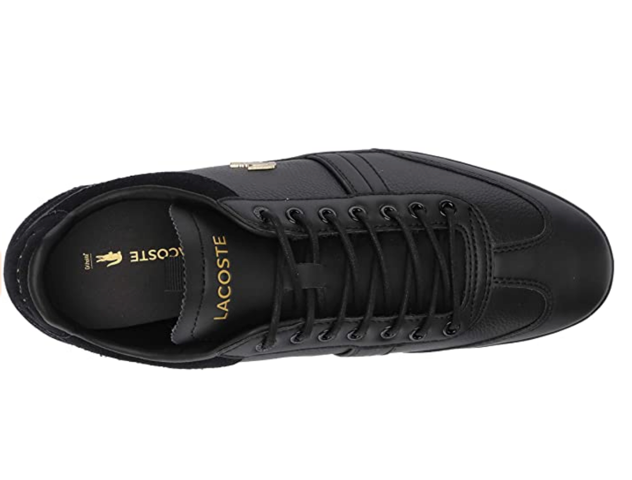 Lacoste Mens Misano Sneaker Color: Black/Black