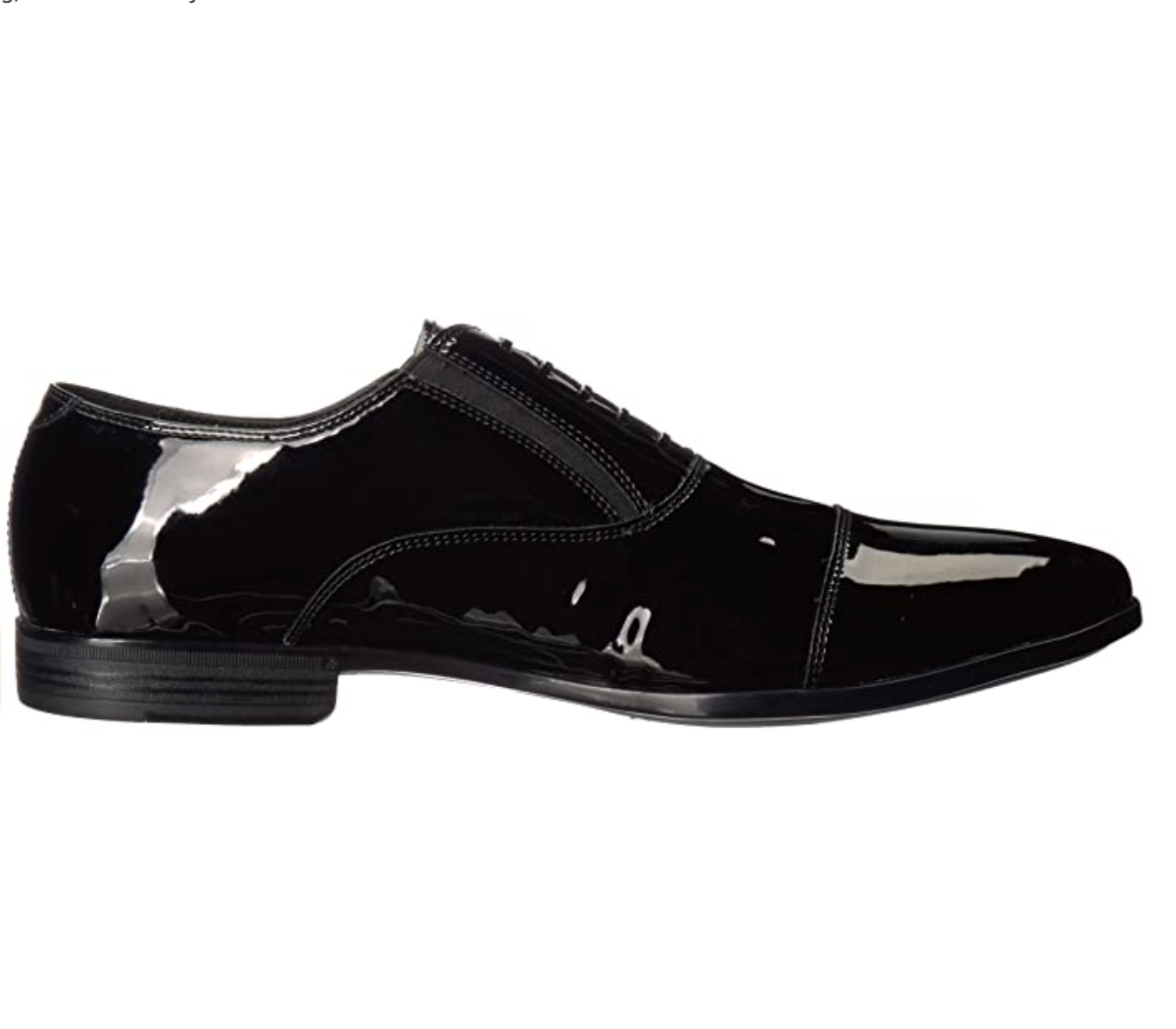 Kenneth Cole REACTION Men's Eddy Brogue Lace Up Oxford Color: Polished Black