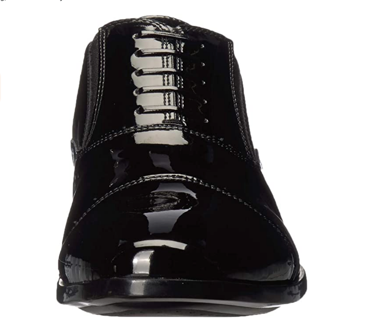 Kenneth Cole REACTION Men's Eddy Brogue Lace Up Oxford Color: Polished Black