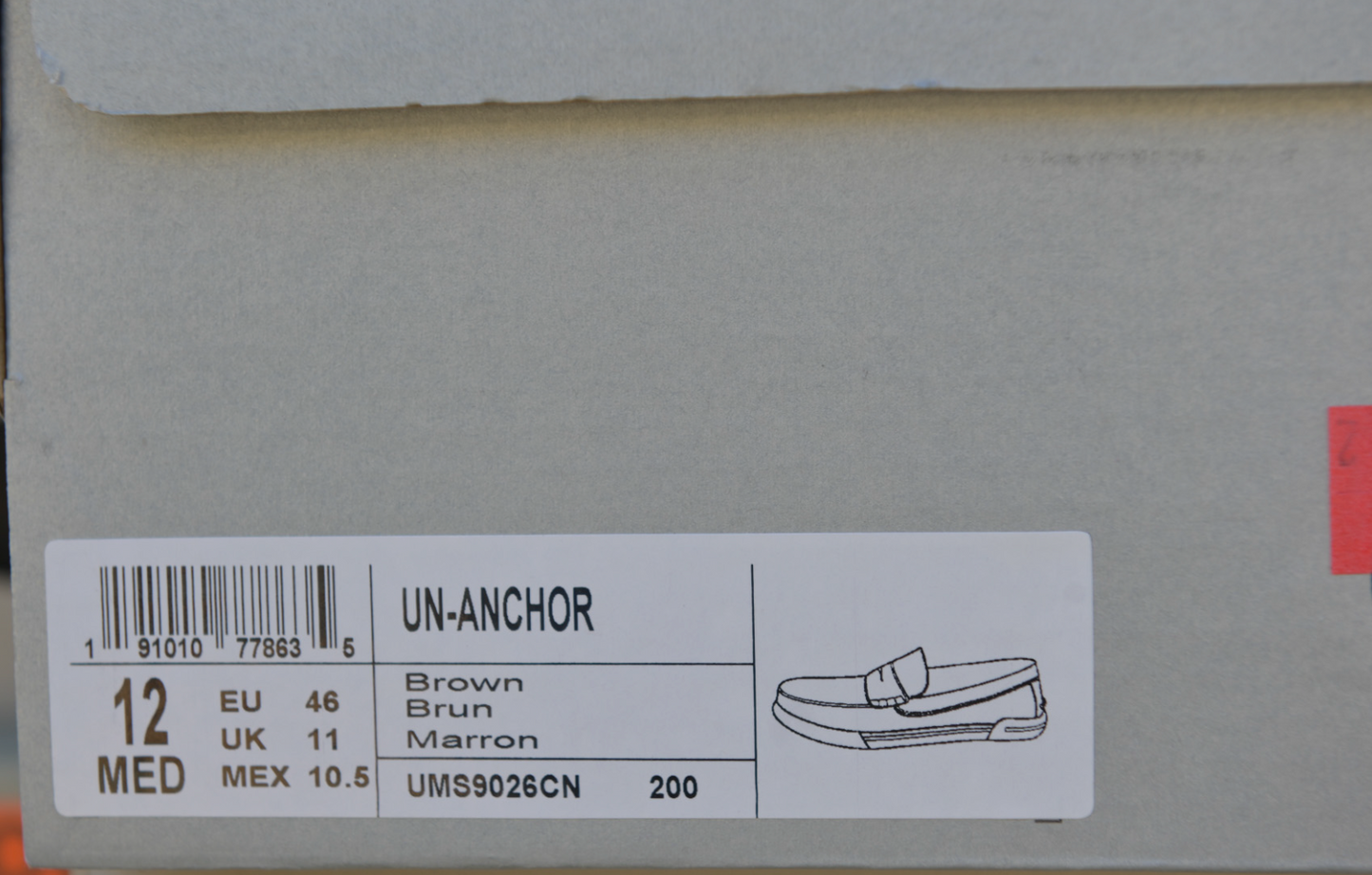 Unlisted by Kenneth Cole Men's Un-Anchor Boat Shoe Color Brown Size: 12 M