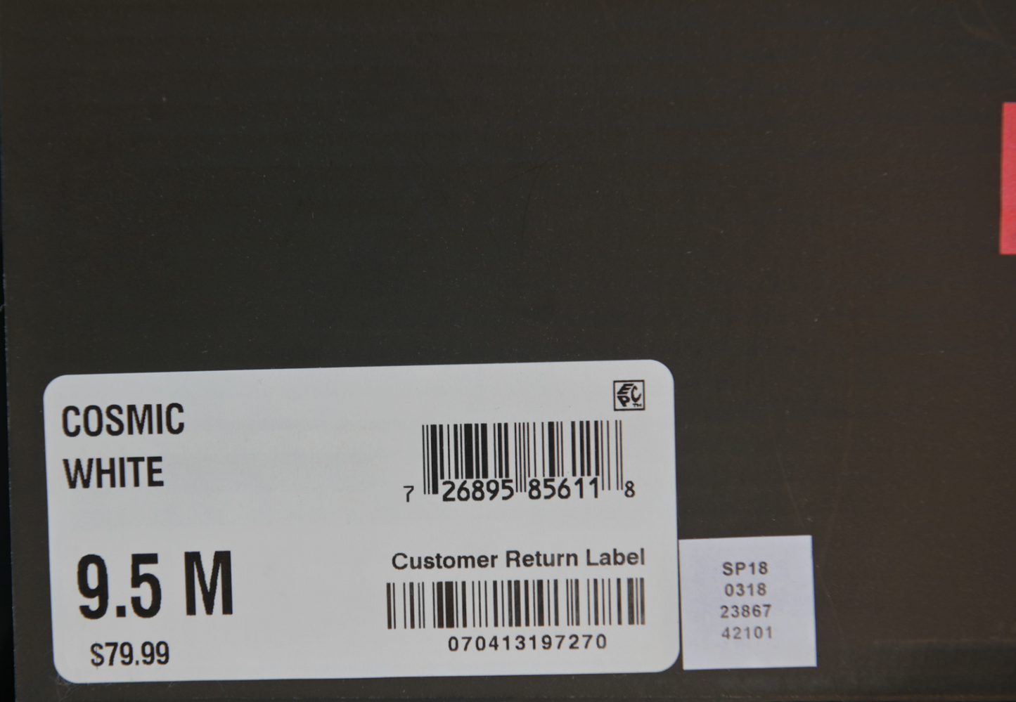 INC International Concepts Men's Cosmic Patchwork Low-Top Sneakers White Size 9.5 M