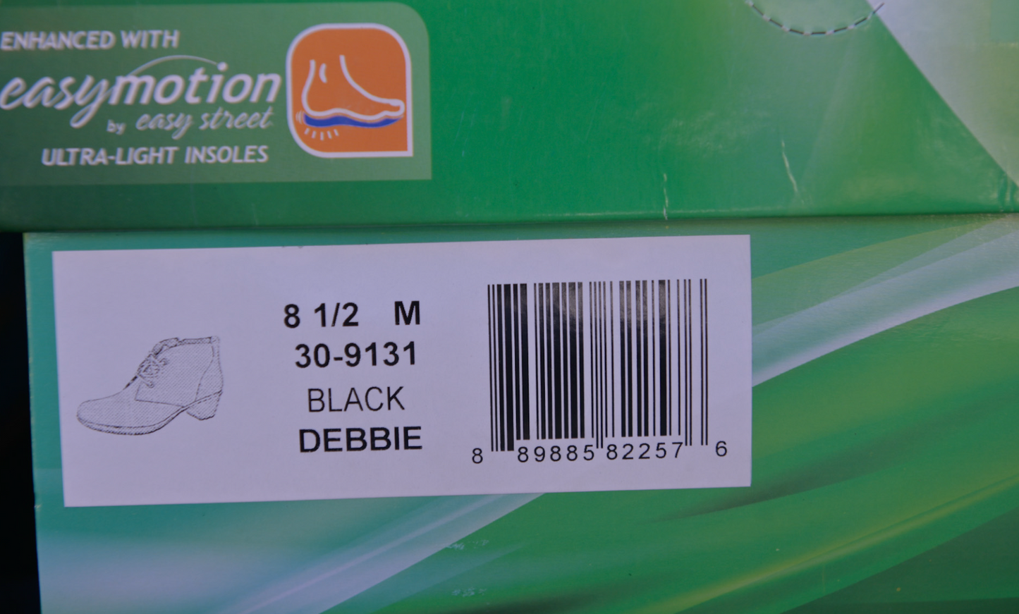 Easy Street Women's Debie Ankle Boot Color Black Size 8.5M