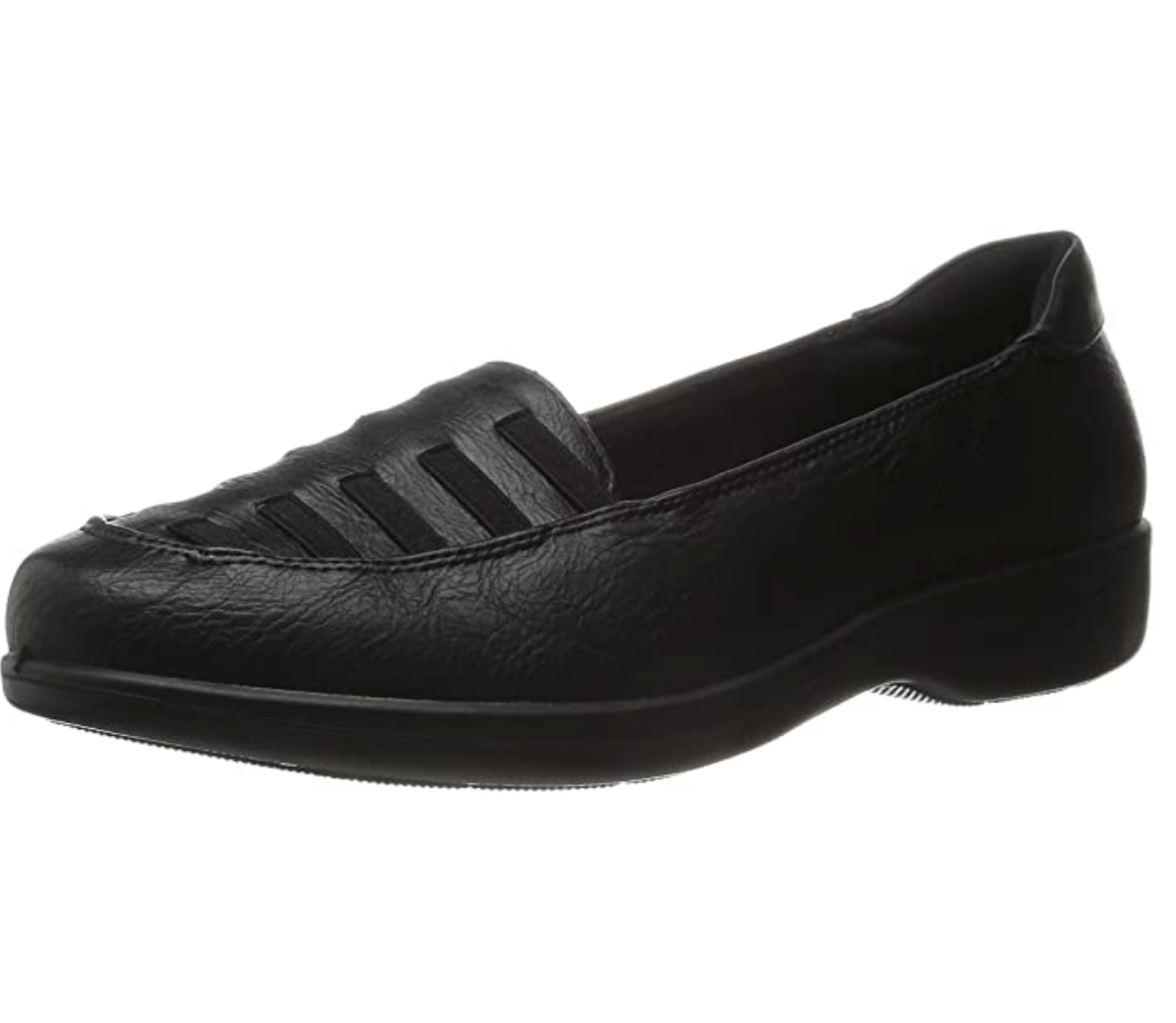 Easy Street Women's Genesis Flat Color: Black Burnish Size 7.5WW