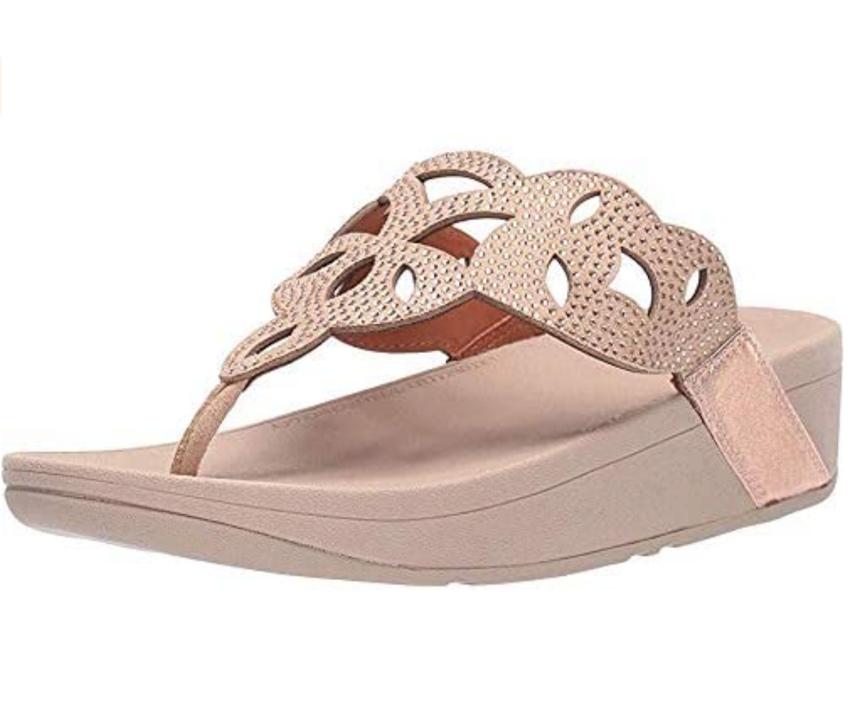 FitFlop Women's Elora Crystal Toe Thong Sandal 9M