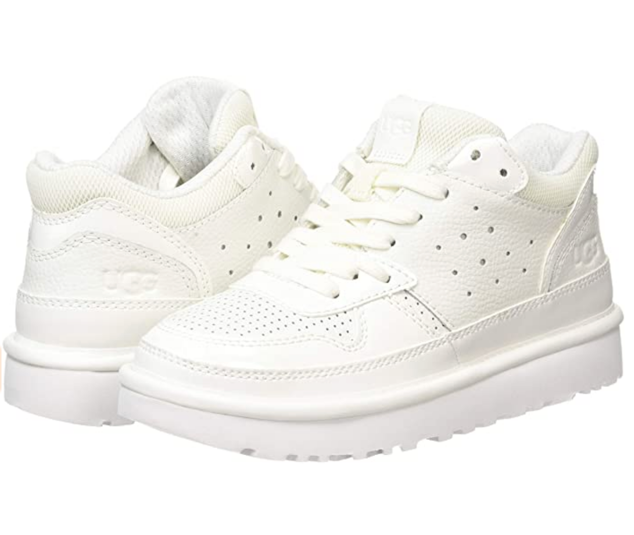 UGG Women's Highland Sneaker Color White Size 9.5