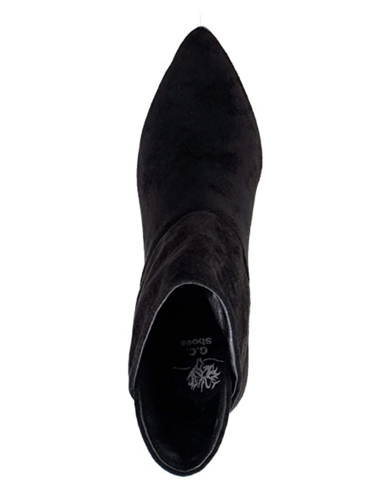 GC Shoes Women's Dion Low Kitten Heel Ankle Boot 9.5M