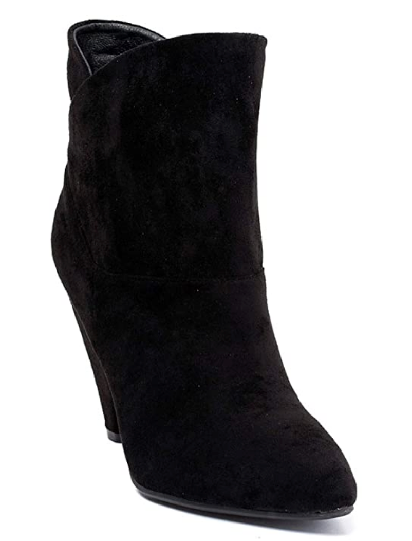 GC Shoes Women's Dion Low Kitten Heel Ankle Boot 9.5M