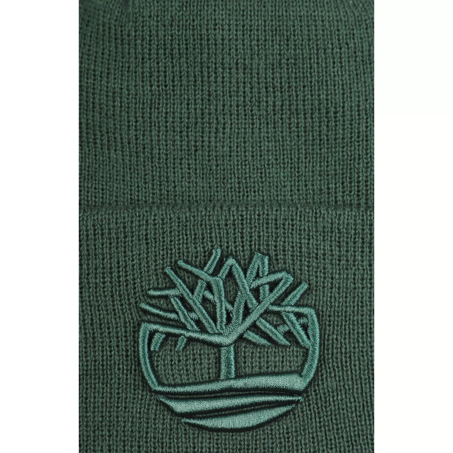 Timberland Men's Tonal 3D Embroidery Beanie Color Green One Size