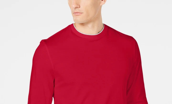 Club Room Men's Doubler Crewneck T-Shirt Color Pine Grove Size 2XL