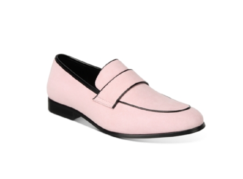 INC International Concepts Mens Arlo Dress Loafers Color Pink Size 11.5M